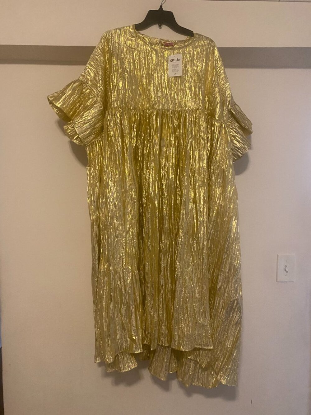 Nettle Studios Gold Metallic Mushroom Dress - OS+ - Picture 6 of 7